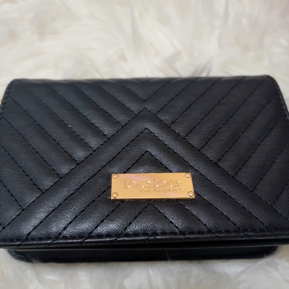 bebe black crossbody bag - Picture 2 of 4